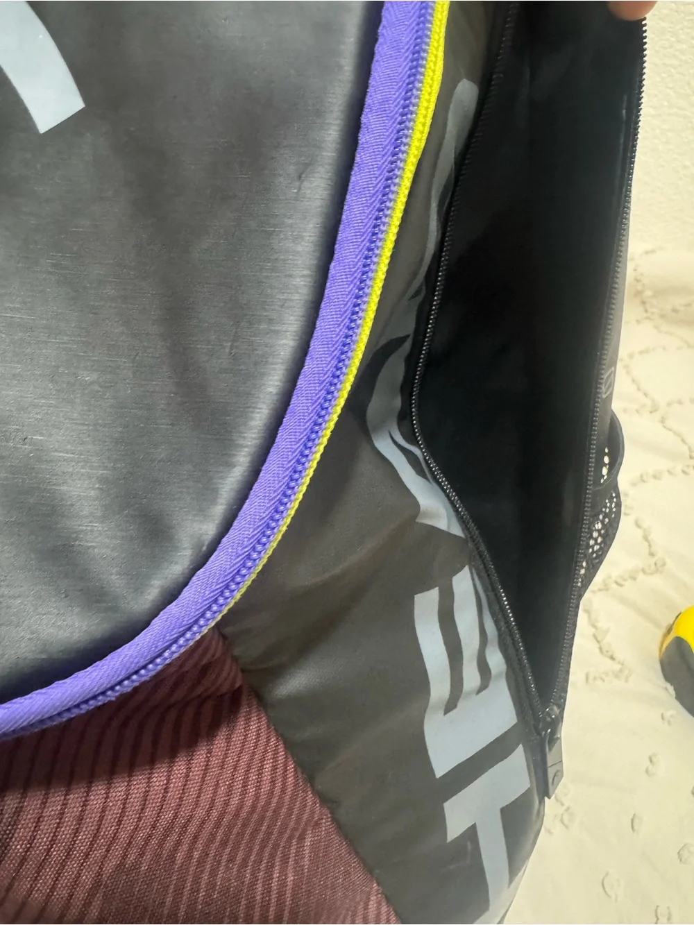 HEAD Tennis Backpack Black Purple Racquet Sports Bag